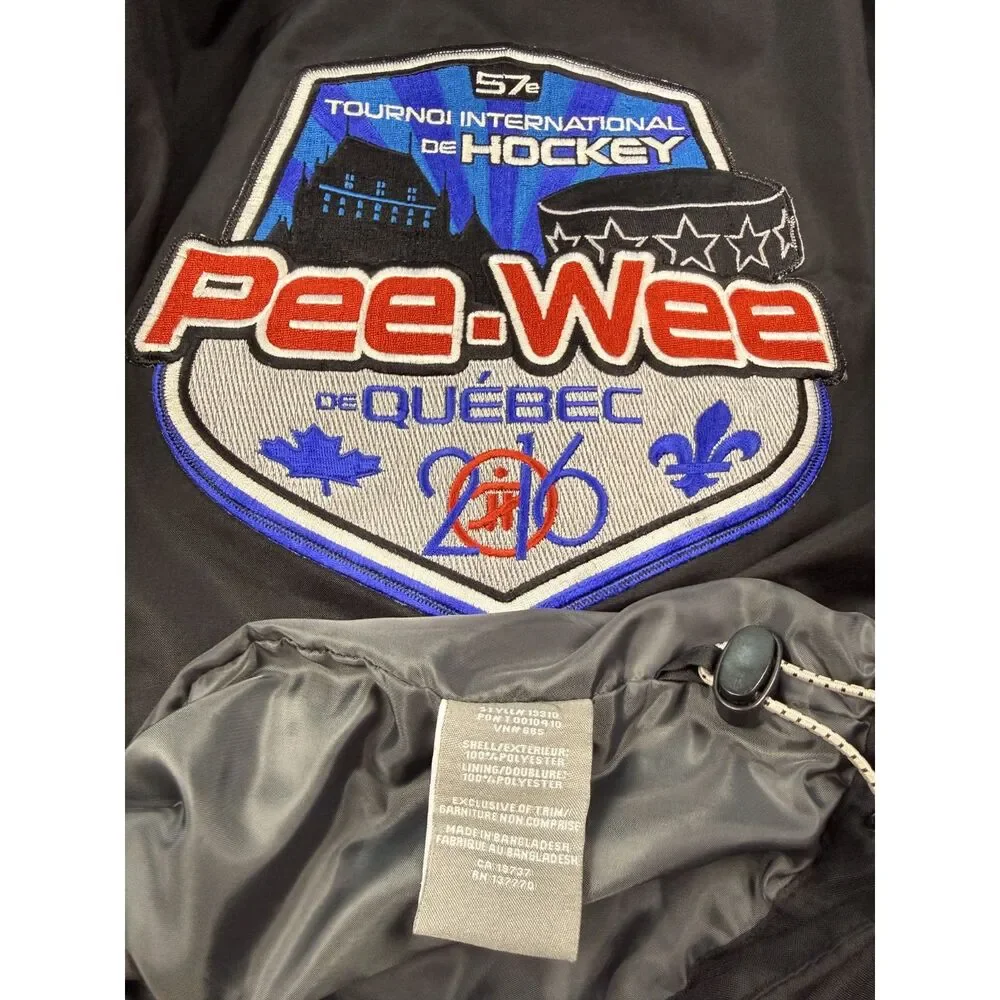 Anaheim Ducks JR Sandrine Pee-Wee Quebec Hockey Tournament Jacket Men’s Medium